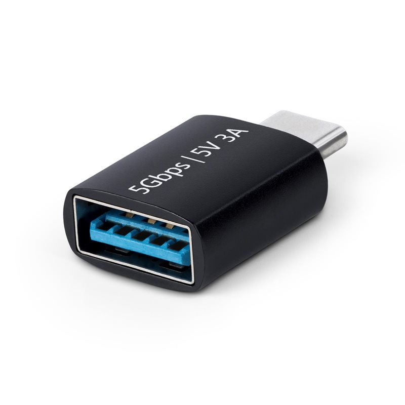 StarTech.com 3.2 Gen1 USB-C -> USB-A -adapteri, uros/naaras, musta
