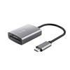 TRUST DALYX nopea USB-C -kortinlukija, hopea