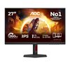 AOC 27" 27G4ZR, 260Hz Full HD -pelimonitori, musta