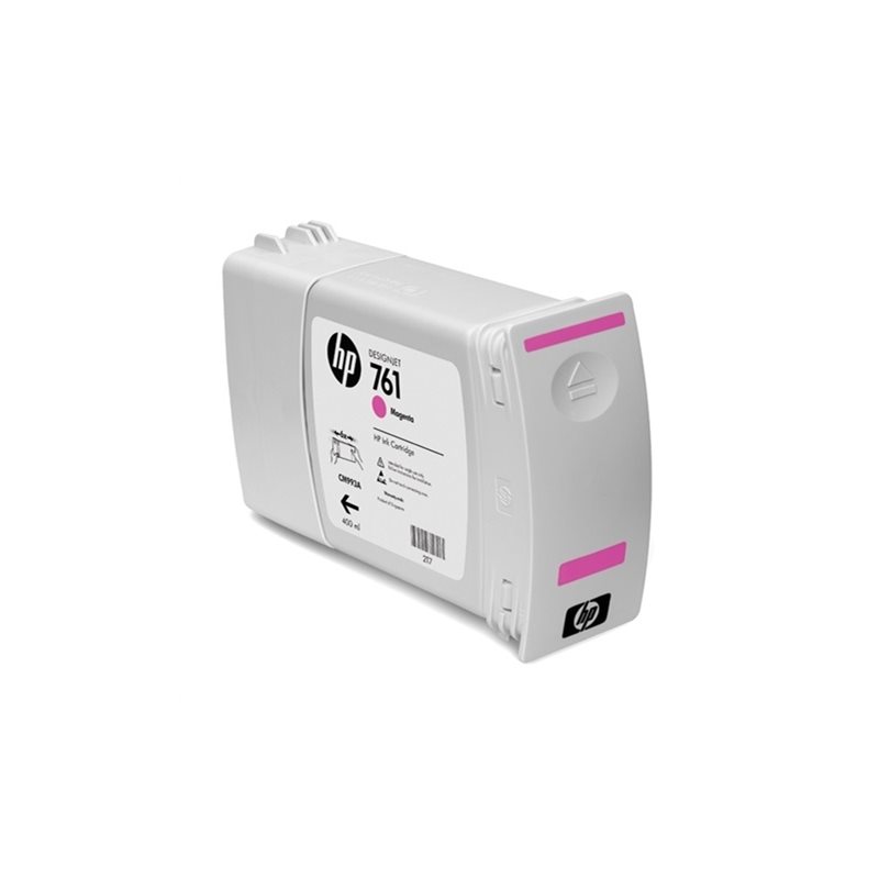 HP 761 400-ml Magenta, Mustepatruuna