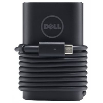 Dell Kannettavan tietokoneen verkkovirta-adapteri, USB-C, 65W, musta