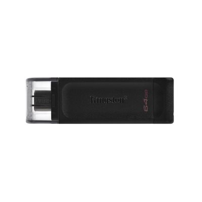 Kingston 64GB DataTraveler 70, 3.2 Gen1 USB-C -muistitikku, musta