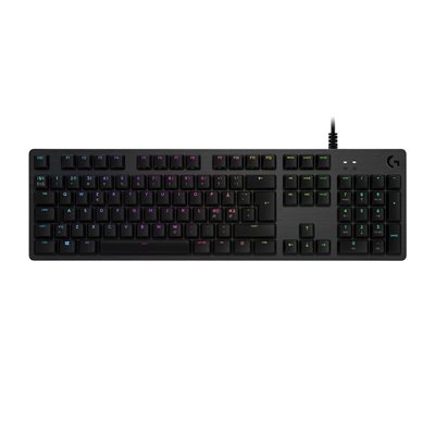 Logitech G512, mekaaninen LIGHTSYNC RGB -pelinäppäimistö, GX Red, carbon/musta