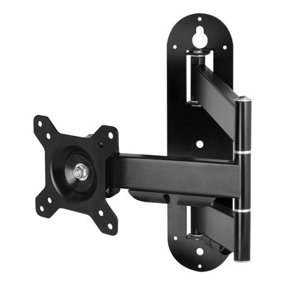 ARCTIC ≤43/49" W1C Extendable Wall-Mount, -seinäteline näytölle, musta
