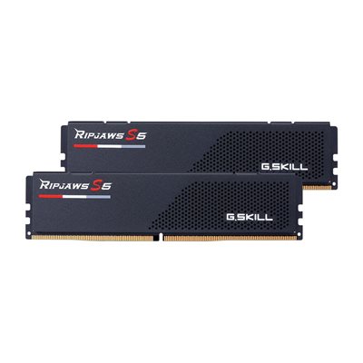 G.Skill 32GB (2 x 16GB) Ripjaws S5, DDR5 6000MHz, CL30, 1.35V, musta