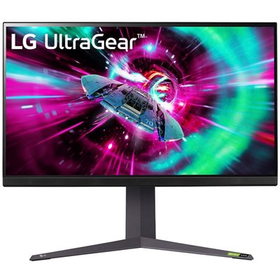 LG 32" 32GR93U-B, 144Hz 4K UHD -pelimonitori, musta