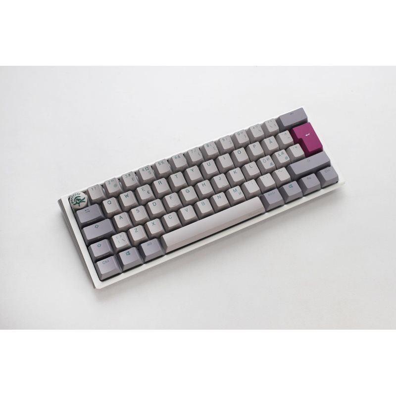 Ducky One 3 - Mist Grey Nordic - Mini 60% - Cherry Red, mekaaninen näppäimistö - Kuva 2