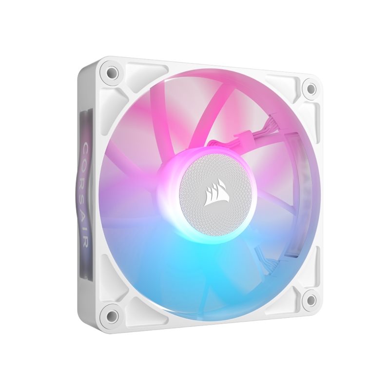 Corsair iCUE LINK RX120 RGB 120mm PWM Single Fan Expansion - White, valkoinen