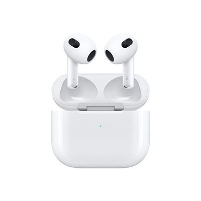 Apple AirPods ja latauskotelo, langattomat nappikuulokkeet, 3.gen, valkoinen