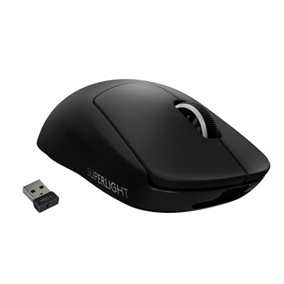 Logitech PRO X SUPERLIGHT Wireless, langaton pelihiiri, 25 000 dpi, musta (Tarjous! Norm. 142,90€)
