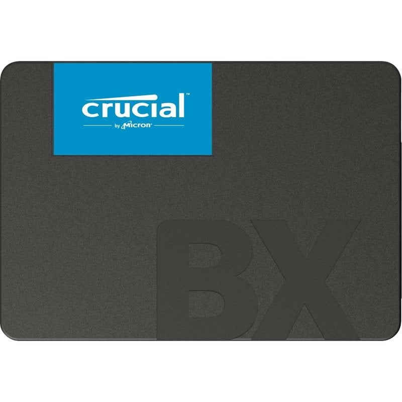 Crucial 2TB BX500, 2.5" SSD-levy, SATA III, 540/500 MB/s