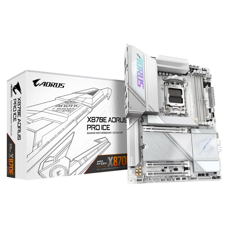 Gigabyte X870E AORUS PRO ICE, ATX-emolevy