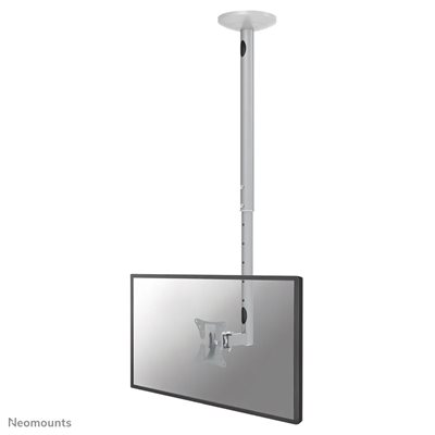 Neomounts 10-30" Flat Screen Ceiling Mount, -kattoteline 60-85cm laskulla, hopea