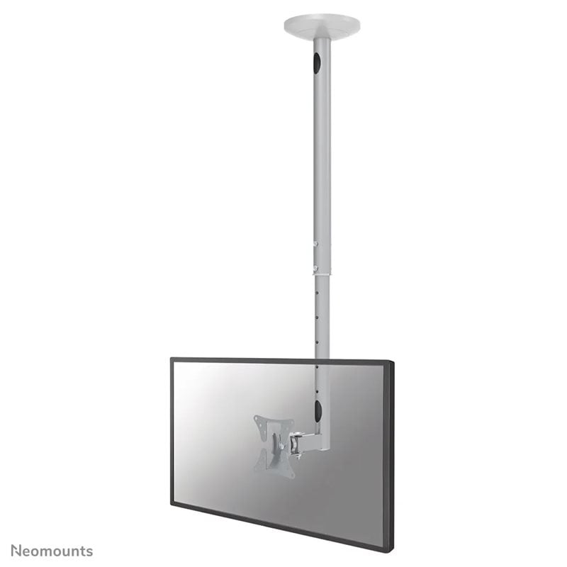 Neomounts by Newstar 10-30" Flat Screen Ceiling Mount, -kattoteline 60-85cm laskulla, hopea