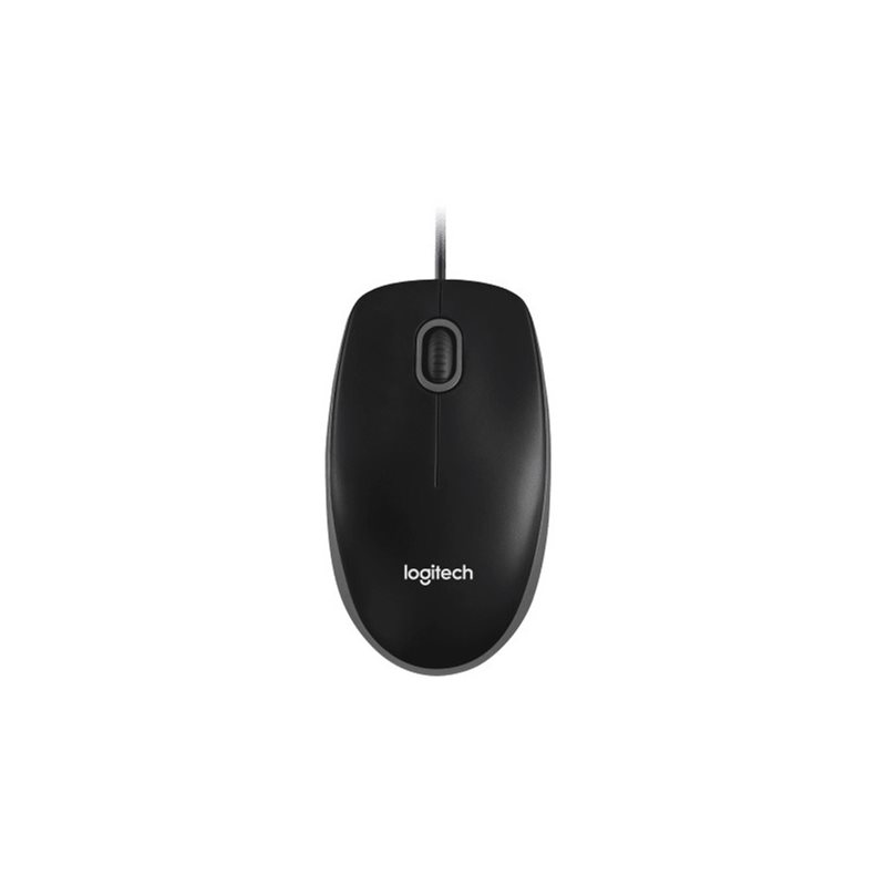 Logitech B100 Optical Mouse for Business, musta