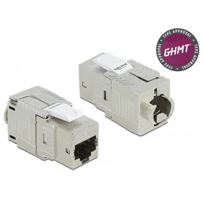 DeLock Cat8.1 Keystone -liitin, hopea