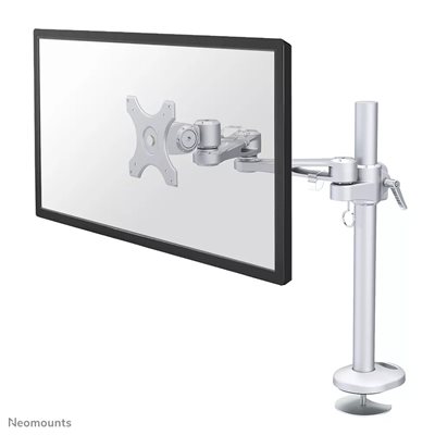 Neomounts 10-30" Monitor Desk Mount, näyttövarsi pöydälle, hopea