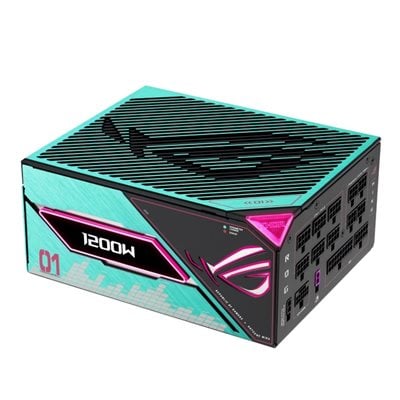 Asus 1200W ROG THOR Platinum III Hatsune Miku edition, ATX 3.1-virtalähde, PCIe 5.1, 80 Plus Platinum