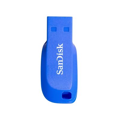 Sandisk 32GB Cruzer Blade, 2.0 USB-A -muistitikku, sininen