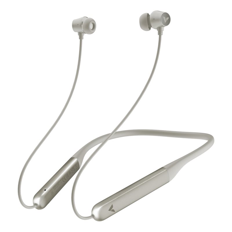 Verbatim TruSound ANC Neckband -korvakuulokkeet, Bluetooth 5.4, valkoinen