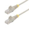 StarTech.com U/UTP Cat6 Slim laitekaapeli, LSZH, 0,25m, harmaa
