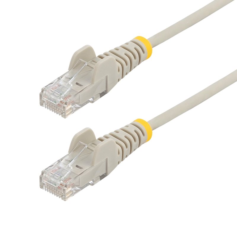 StarTech.com U/UTP Cat6 Slim laitekaapeli, LSZH, 0,25m, harmaa