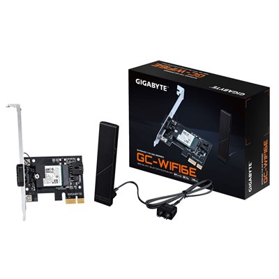 Gigabyte GC-WFAX210, Tri-Band Wi-Fi 6E (802.11ax) + Bluetooth 5.2 -adapterikortti, PCIe