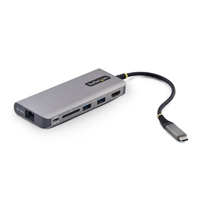 StarTech.com 3.2 Gen2 USB-C 7-in-1 Multiport Adapter -telakointiasema, harmaa