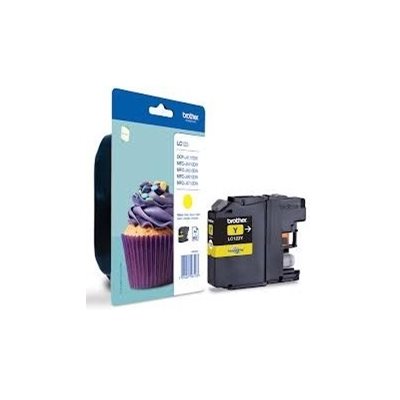 Brother LC123 Keltainen, Mustepatruuna