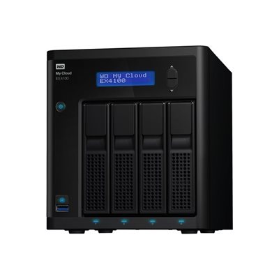 Western Digital 24TB My Cloud EX4100 NAS-palvelin, RJ45, USB 3.0