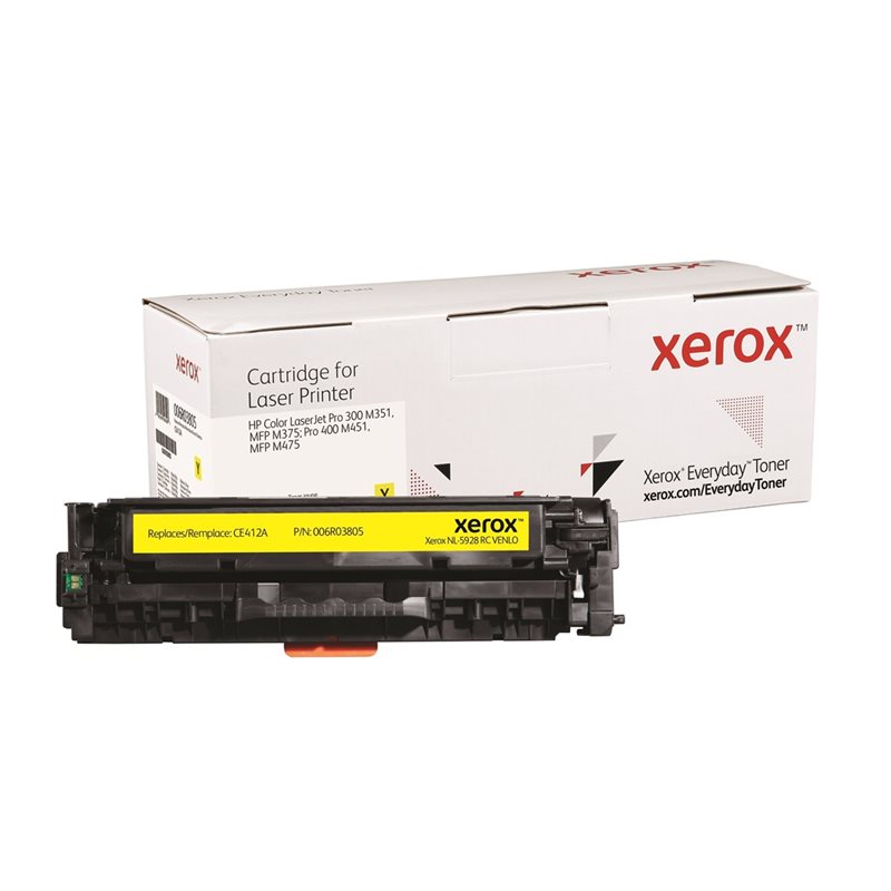 Xerox Everyday Toner -tarvikelaserväriainekasetti, keltainen, jopa 2600 sivua (HP)