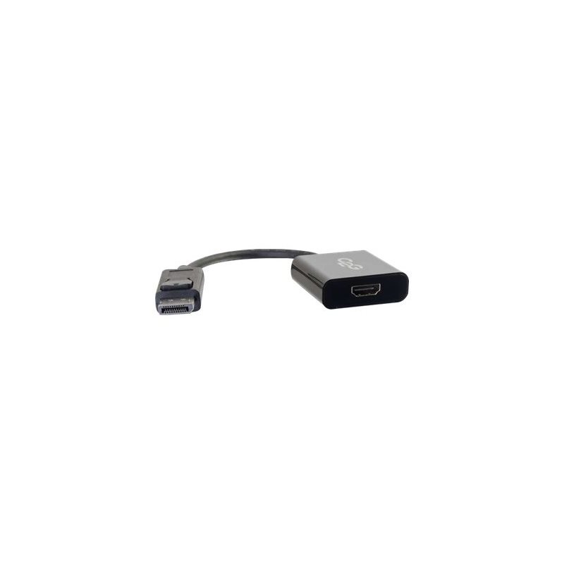 C2G DisplayPort -> HDMI -näyttösovitin, uros -> naaras, 4K-tuki, musta