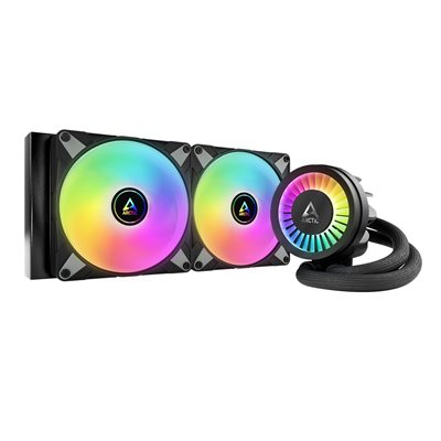 ARCTIC Liquid Freezer III 280 A-RGB (Black), 280mm AIO-nestejäähdytys prosessorille (Tarjous! Norm. 85,90€)