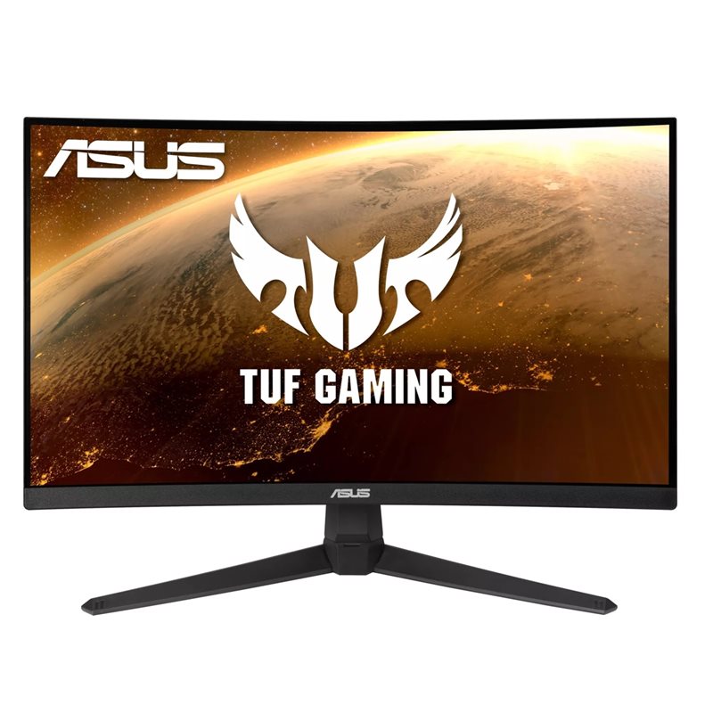 Asus 23,8" TUF Gaming VG24VQ1B, kaareva 165Hz Full HD -pelimonitori, musta