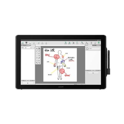 Wacom Pen Display -piirtonäyttö, tummanharmaa