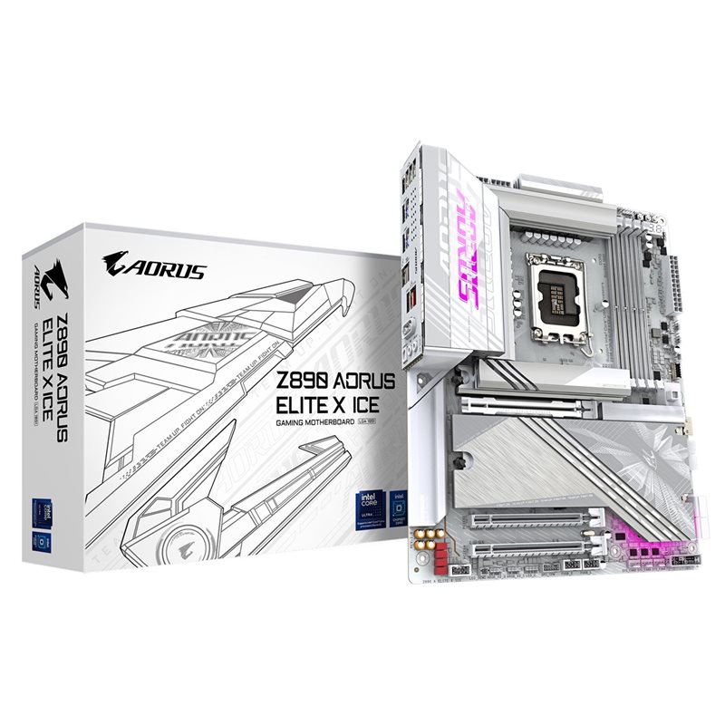 Gigabyte Z890 AORUS ELITE X ICE, ATX-emolevy