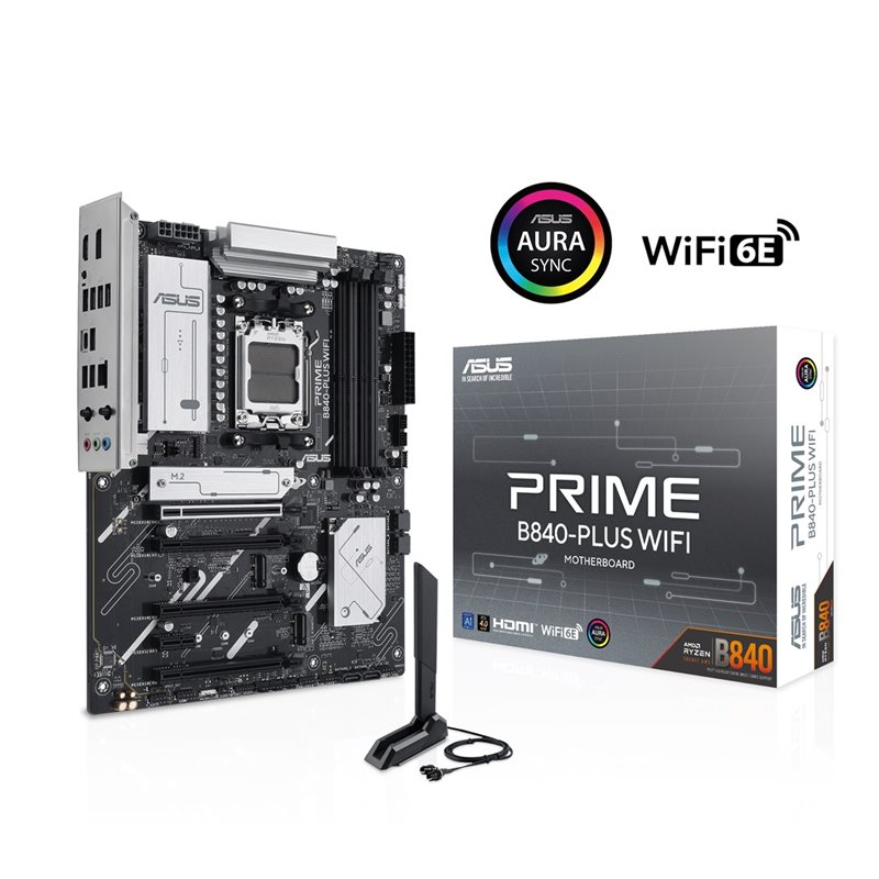 Asus PRIME B840-PLUS WIFI, ATX-emolevy