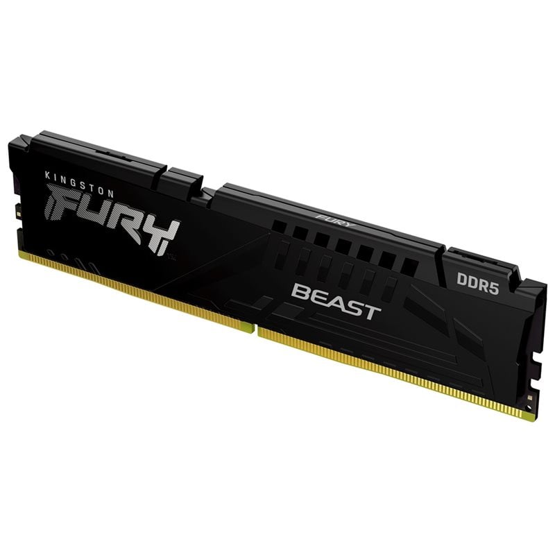 Kingston 32GB (1 x 32GB) FURY Beast, DDR5 6000MHz, CL36, 1.35V, musta
