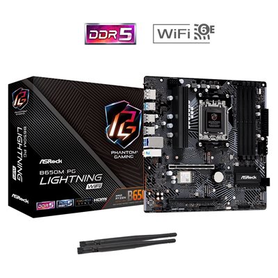 ASRock (Outlet) B650M PG Lightning WiFi, mATX-emolevy