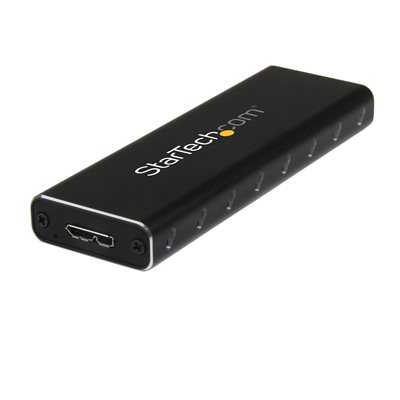 StarTech.com 3.2 Gen1 SATA M.2 SSD -kotelo, musta