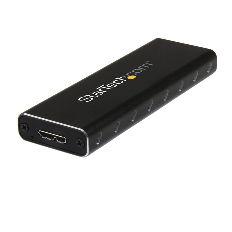 StarTech.com 3.2 Gen1 SATA M.2 SSD -kotelo, musta