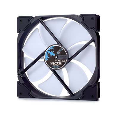 Fractal Design 140 x 140 x 25mm Venturi HP-14 PWM, valkoinen/musta