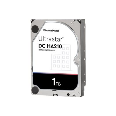 Western Digital 1TB Ultrastar DC HA210, sisäinen 3.5" kiintolevy, SATA III, 7200 rpm, 128MB