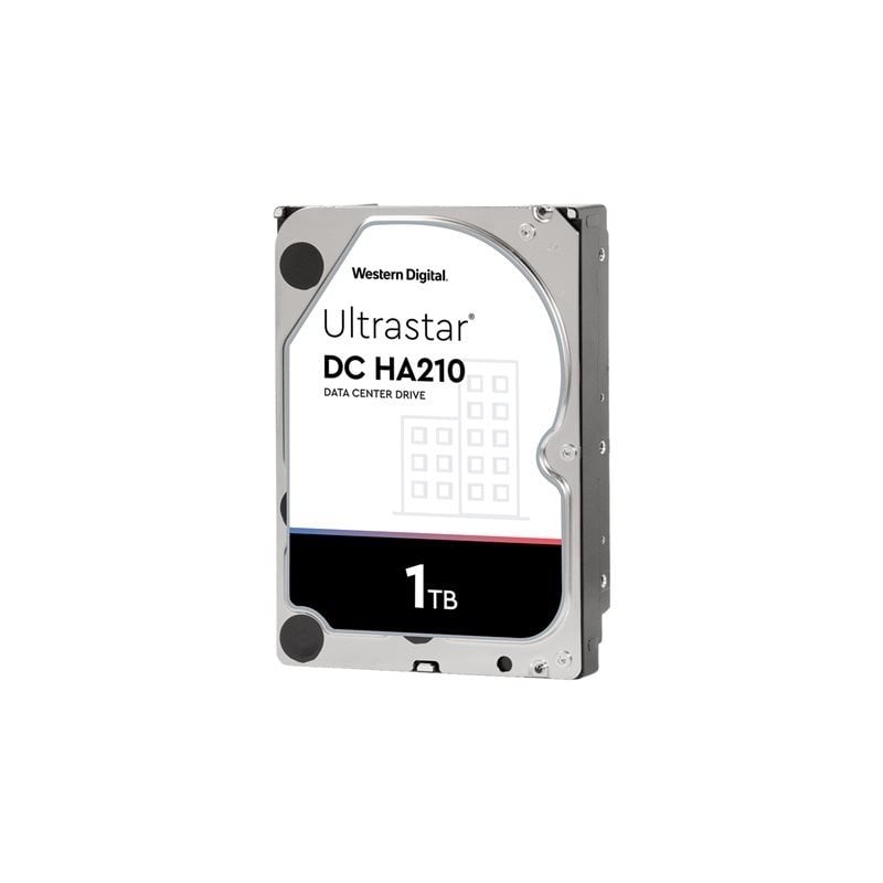 Western Digital 1TB Ultrastar DC HA210, sisäinen 3.5" kiintolevy, SATA III, 7200 rpm, 128MB