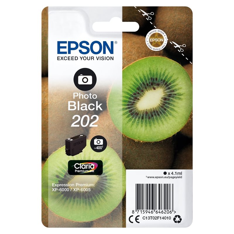 Epson 202 -mustepatruuna, valokuva musta