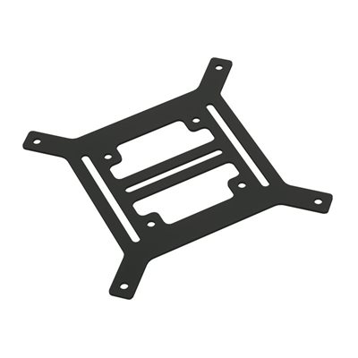 Barrow Nestesäiliön kiinnitysrauta, 120mm - tasainen, musta