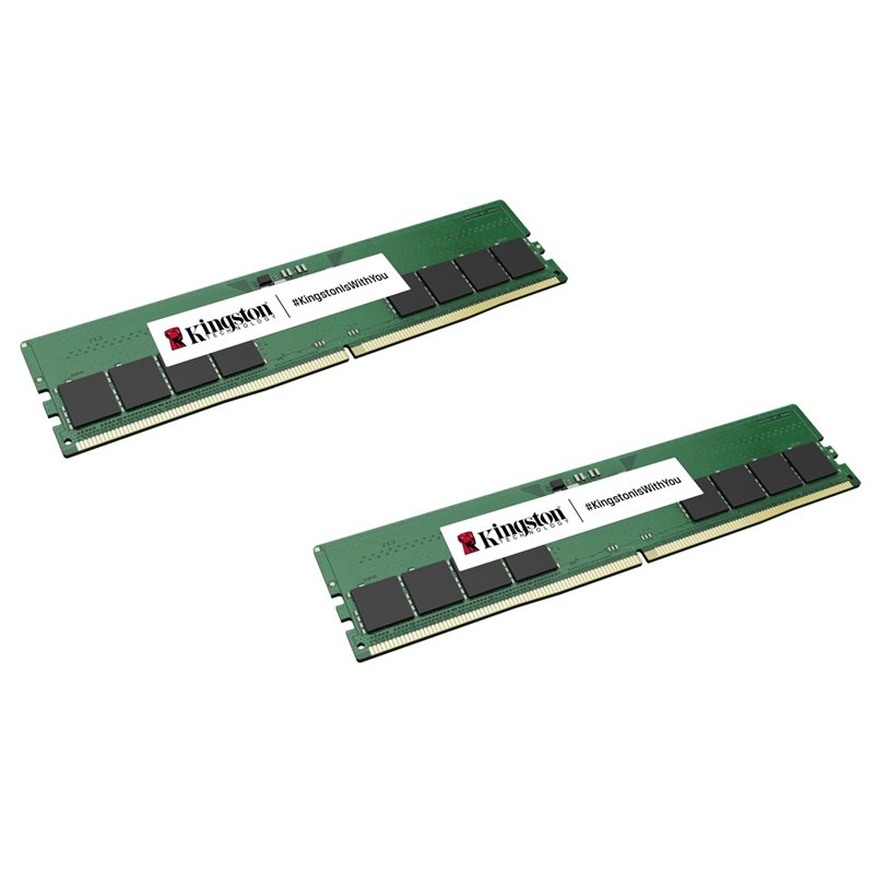 Kingston 32GB (2 x 16GB) DDR5 5600MHz, CL46, 1.10V