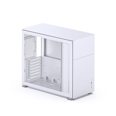 Jonsbo D41 White, ikkunallinen miditornikotelo, valkoinen