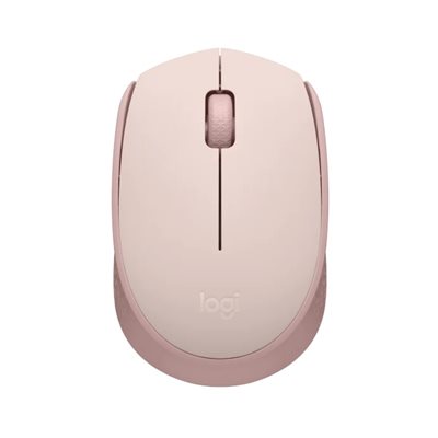Logitech M171, langaton hiiri, 1000 DPI, roosa
