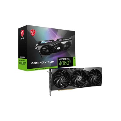 MSI GeForce RTX 4060 Ti GAMING X SLIM -näytönohjain, 8GB GDDR6